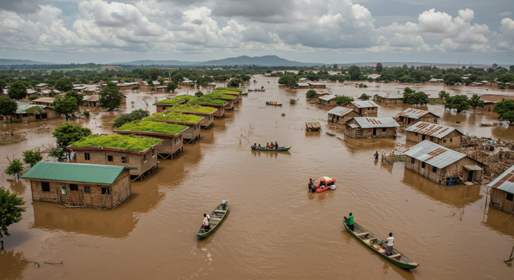 Flooding in vulnerable communities highlights the growing climate risks facing property buyers in Nigeria.