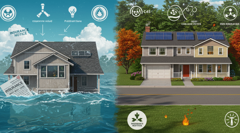 Climate risk real estate values