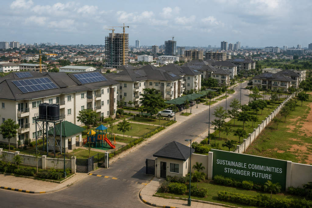 integrated housing development Nigeria 5P model affordable housing.