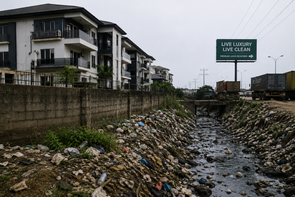 waste management Nigeria real estate property values 2026