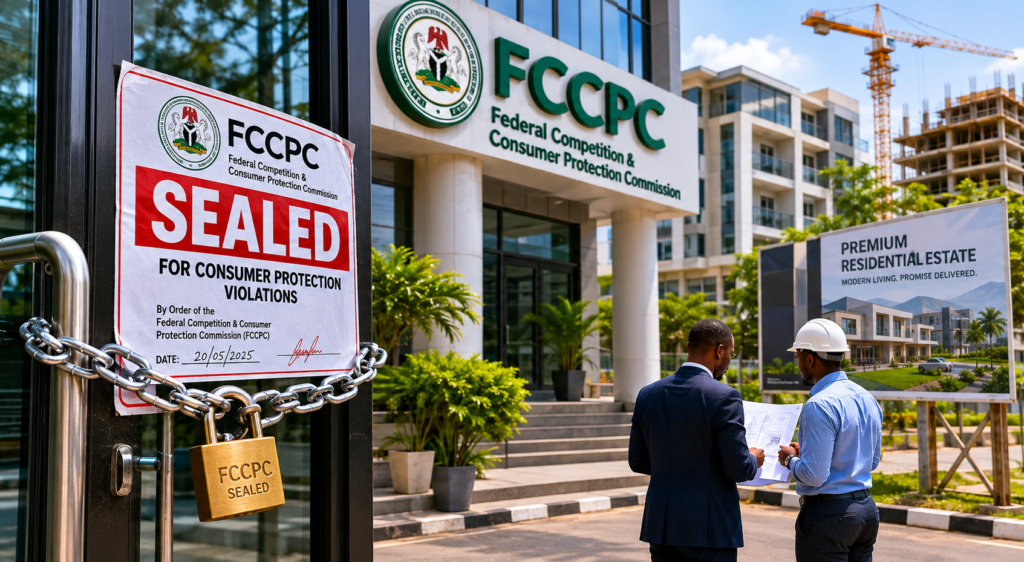 FCCPC real estate Nigeria consumer protection Abuja firms sealed 2026