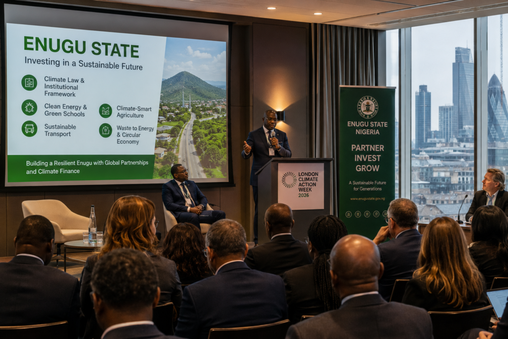 enugu green investment climate finance london climate action week 2026