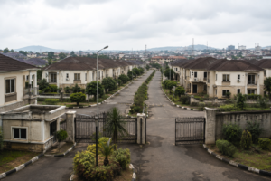 Residential estate in Abuja, Nigeria, representing EFCC's recovered 753-unit property under consideration for affordable housing use