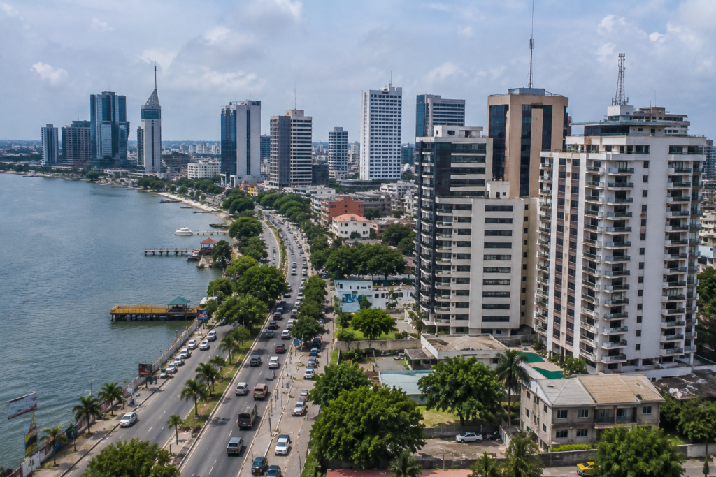 Luxury residential apartments in Lagos, Nigeria, representing the city's ranking as Africa's fourth most expensive rental market.